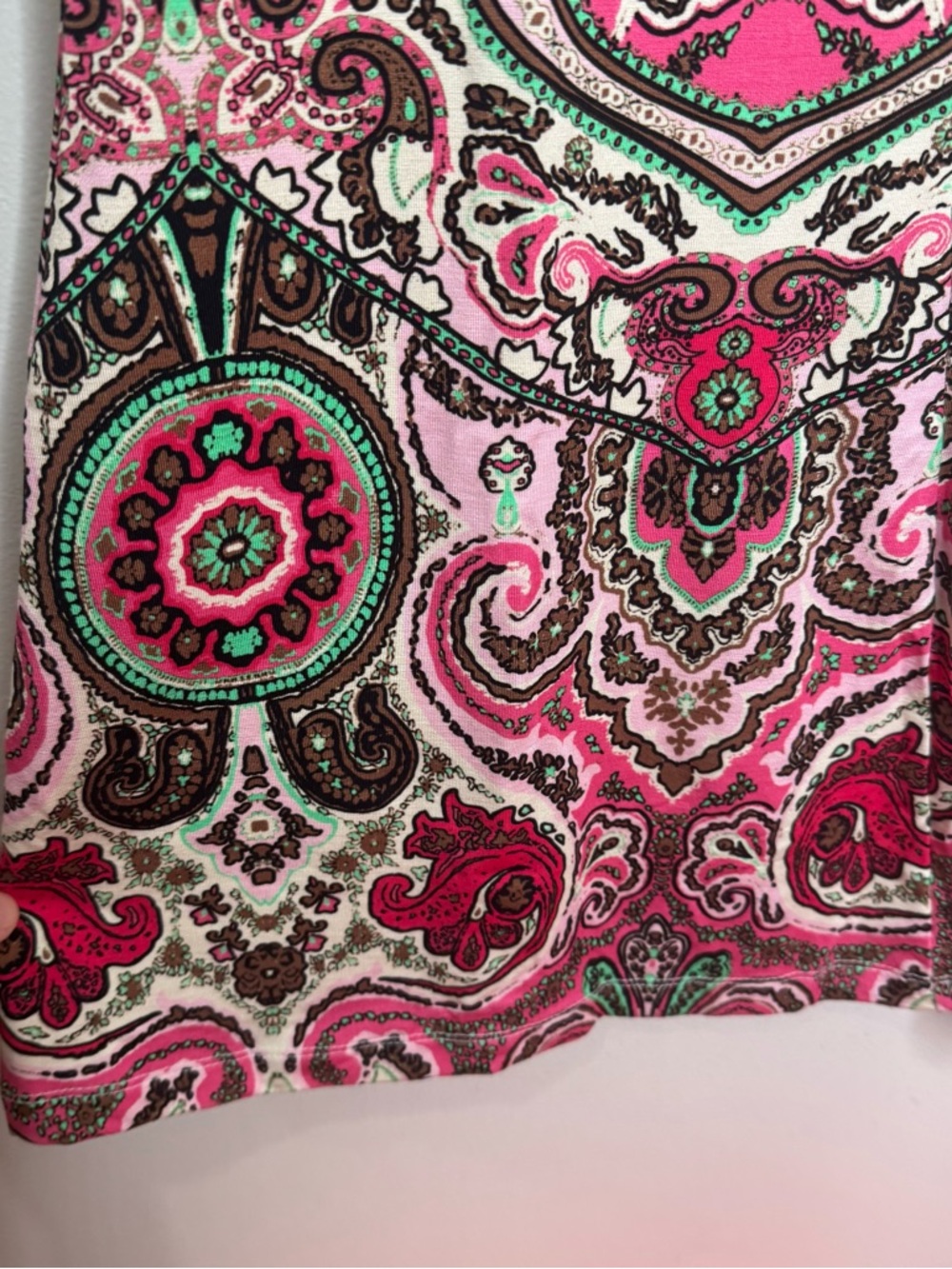 NWT Free People Harper Pull-on Flare Stretch Pant Paisley 70s Style Size Small - Picture 5 of 8